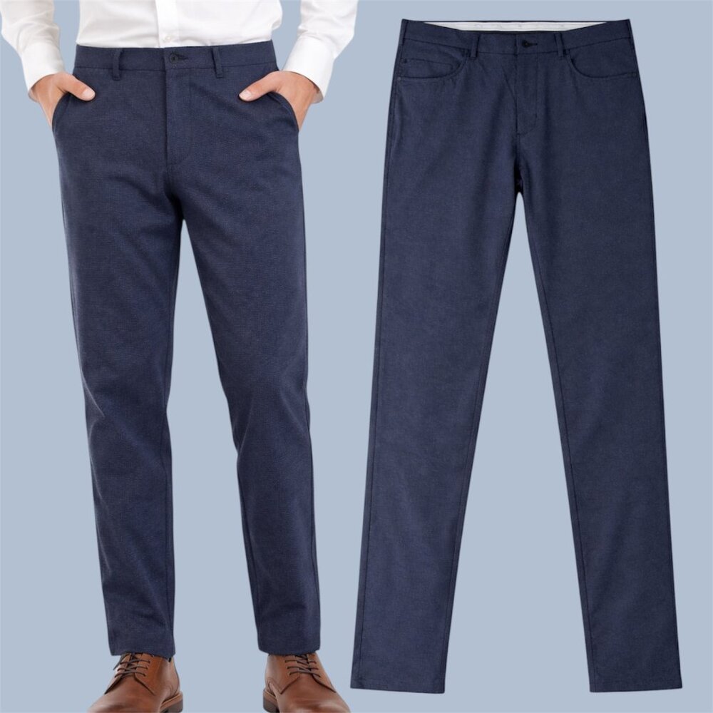 Men’s Tommy Bahama micro check trousers 36x32 NWT  